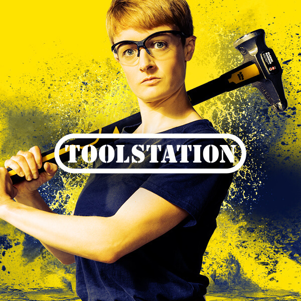Toolstation Logo With A Tradesperson